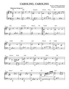 Caroling, Caroling - Alfred Burt (Piano Solo)