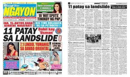 Pilipino Star Ngayon – Disyembre 30, 2018