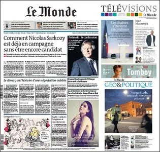 Le Monde - 2 & 3 October 2011 (+ Supplements)