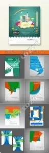 Brochure and flyer template vector 16