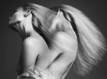 Natasha Poly nude by Luigi & Daniele + Iango for Exhibition Magazine #4 The Silk Issue Spring/Summer 2014