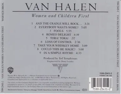 Van Halen - Women And Children First (1980)