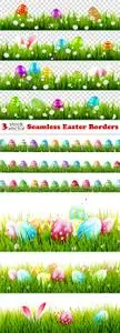 Vectors - Seamless Easter Borders