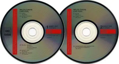 Miles Davis - Live-Evil (1971) 2 CDs, Japanese Press 1987