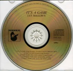 Les McKeown - It's A Game (1989) {Japan 1st Press}