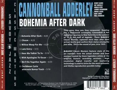 Cannonball Adderley - Bohemia After Dark (1955) {Savoy Jazz SVY17166 rel 2003}