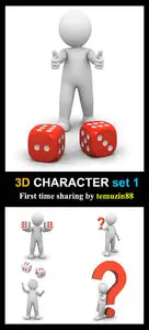 3D Character Set 1