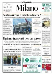 la Repubblica Milano - 21 Agosto 2021
