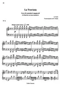 VerdiG - La Traviata - N12 Coro di mattadori spagnuoli