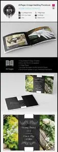 GraphicRiver 40 Pages Vintage Wedding Photobook Template