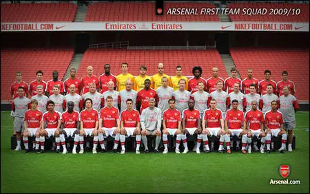 Arsenal Squad Wallpaper 2009-2010