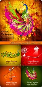 Advertising template vector set 2