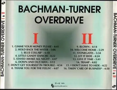 Bachman-Turner Overdrive - I & II (1973)