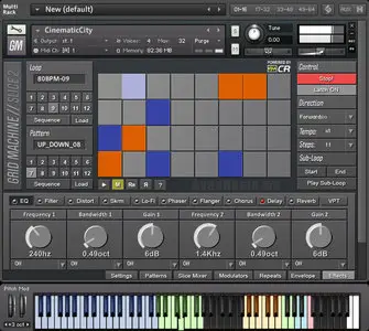Channel Robot Grid Machine Slice Cinematic City KONTAKT