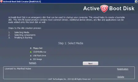 Active Boot Disk Creator 8.0.5.1 Portable