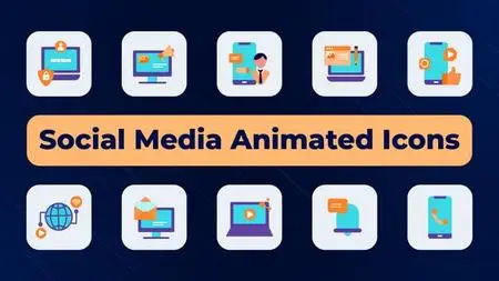 Social Media Animated Icons 51002684