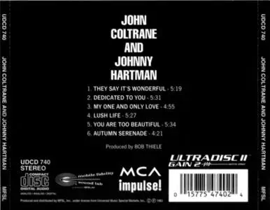 John Coltrane - Coltrane And Johnny Hartman (1963) {MFSL}