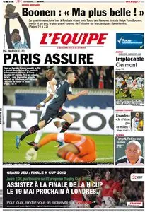 L'Equipe Edition du Lundi 9 Avril 2012