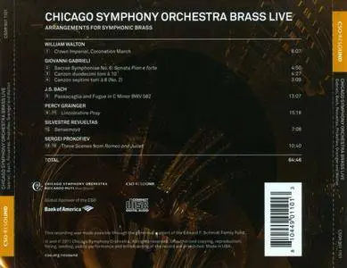 Chicago Symphony Orchestra - Chicago Symphony Orchestra Brass Live (2011) (Riccardo Muti) {CSO Resound}