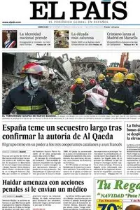 El País. 9 Diciembre