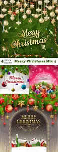 Vectors - Merry Christmas Mix 4