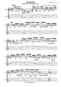 Sarabande (BWV 997)