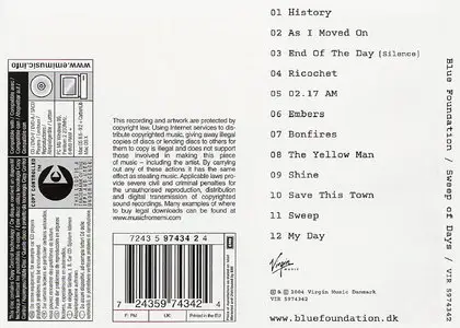 Blue Foundation - Sweep of Days (2004)