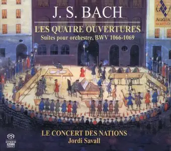 Jordi Savall - Johann Sebastian Bach - Les Quatre Ouvertures (2012) {2CD Set Alia Vox AVSA 9890 rec 1990}