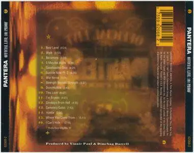 Pantera - Official Live: 101 Proof (1997) [EastWest Records 62068-2, U.S.A.]