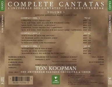 Ton Koopman, Amsterdam Baroque Orchestra & Choir - Johann Sebastian Bach: Complete Cantatas Vol. 3 [3CDs] (1996)
