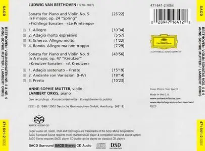 Anne-Sophie Mutter, Lambert Orkis - Beethoven: Spring & Kreutzer Sonatas (1998/2002) SACD ISO