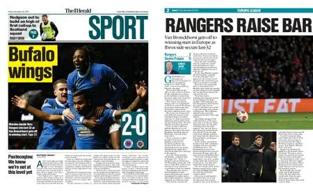 The Herald Sport (Scotland) – November 26, 2021