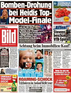 Bild Zeitung vom 15 Mai 2015