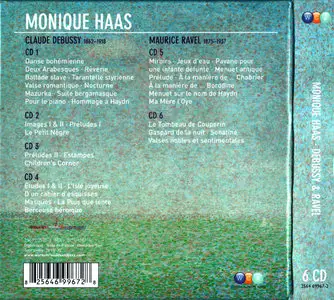 Monique Haas plays Claude Debussy & Maurice Ravel (2007) 6CD Box Set