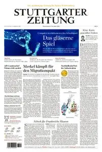 Stuttgarter Zeitung Marbach und Bottwartal - 22. November 2018