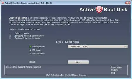 Active Boot Disk Creator 10.5.0 Portable