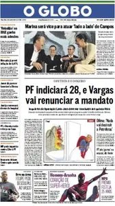O Globo - 15 de abril de 2014 - Terça