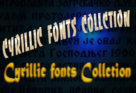 70 Cyrillic fonts