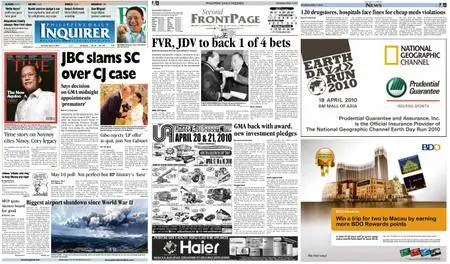 Philippine Daily Inquirer – April 17, 2010