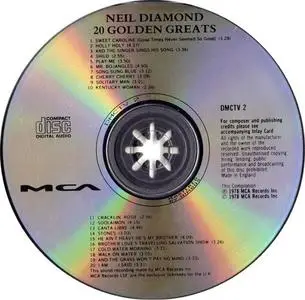 Neil Diamond - 20 Golden Greats (1978) {1991 MCA}