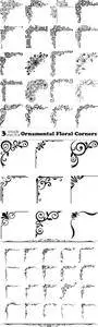 Vectors - Ornamental Floral Corners