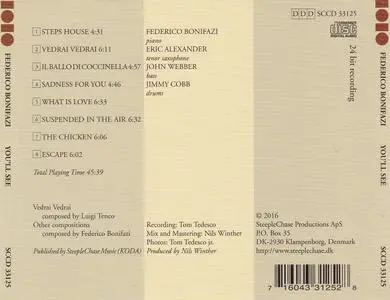 Federico Bonifazi - You'll See (2016) {SteepleChase SCCD 33125}