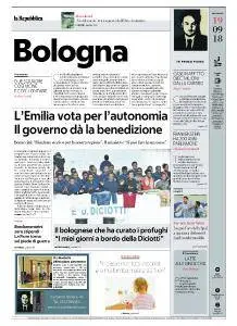 la Repubblica Bologna - 19 Settembre 2018