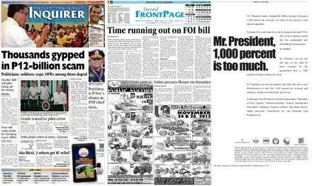 Philippine Daily Inquirer – November 14, 2012
