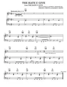 The Hate U Give (Feat. Keite Young) - Bobby Sessions (Piano-Vocal-Guitar)