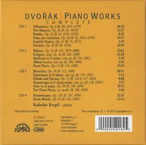 Radoslav Kvapil - Dvořák: Complete Piano Works (2010)