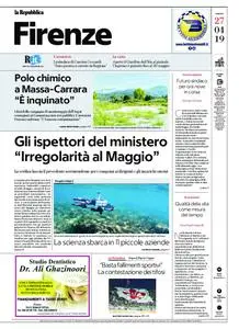la Repubblica Firenze – 27 aprile 2019