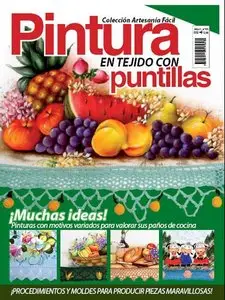 Pintura en Tejido con Puntillas - Año l n°01
