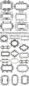 Vectors - Vintage Ornamental Frames 4