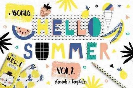 CreativeMarket - Hello Summer bundle Vol2